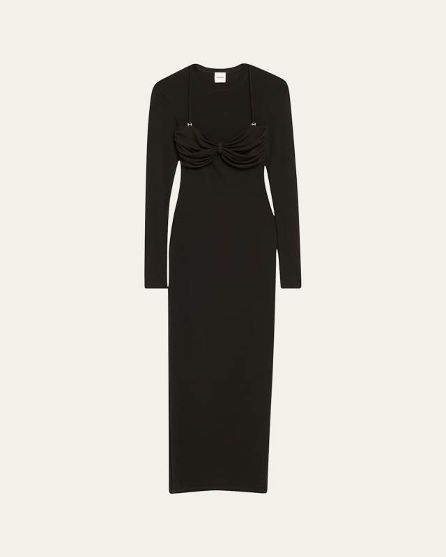 Artemiz Long-Sleeve Maxi Dress
